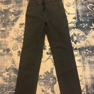 Madewell Women’s Black Straight Jeans